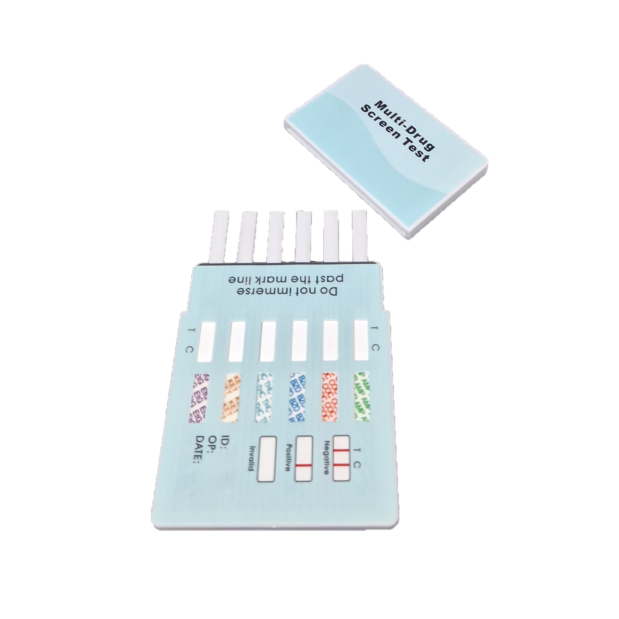 Urintestpanel One-Step Multi-Drug AMP/COC/BZO/THC/KET/ETG