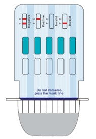 Urintestpanel One-Step Multi-Drug AMP/COC/BZO/THC/KET/ETG